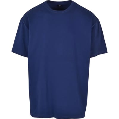Build Your Brand - Heavy Oversized T-Shirt - Dark Blue maat XXL