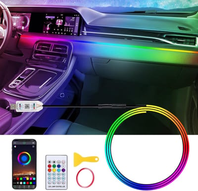 Led strip USB - Sfeerverlichting auto - Met afstandbediening - Dashboard