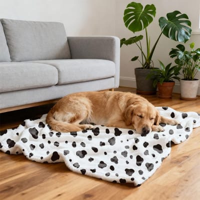 Dailygoods- Fleece Deken Zacht en Dik - Decoratieve Deken - Warm voor Bank - 150 x 130 cm - Geschikt voor Volwassenen - Machinewasbaar - Dekentje