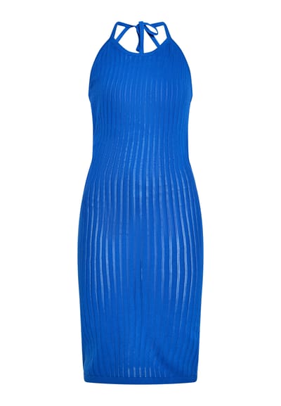 IZIA Jurk Dames kobalt blauw