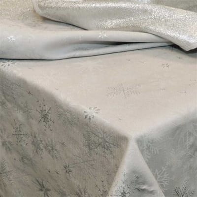 Unique Living | tafelkleed crystal 90x90cm silver