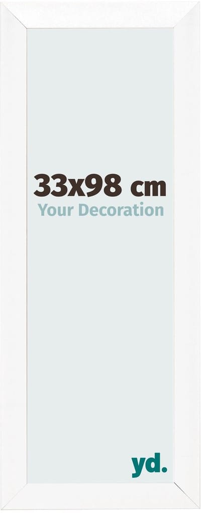 Your Decoration - Fotolijst 33x98 cm - MDF - Wit Mat - Pisa