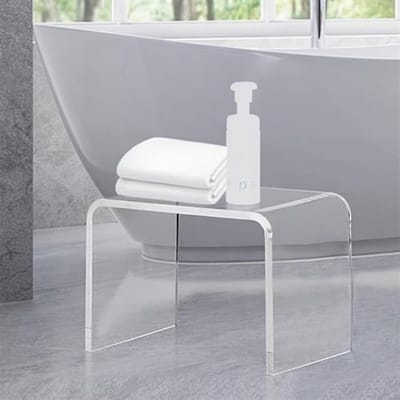 Moderne U-vormige Acryl Eettafel met Ronde Hoeken