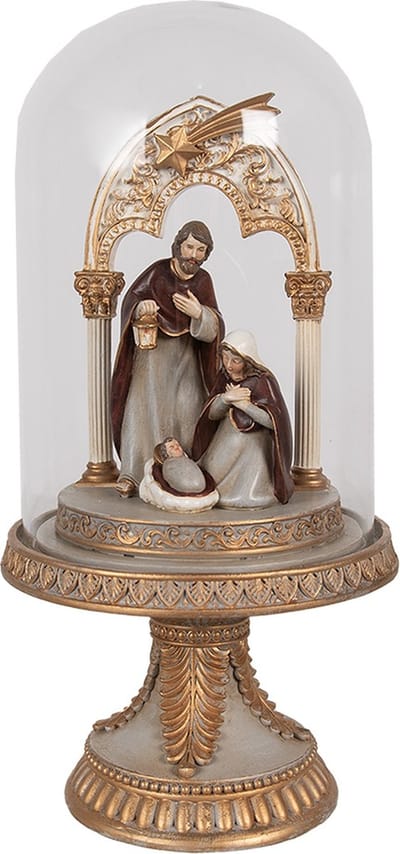 Clayre & Eef Stolp Kerstgroep 29 cm Goudkleurig Polyresin