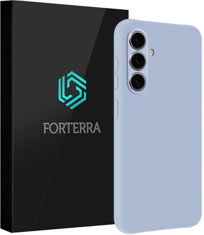 Hoesje Geschikt voor Samsung Galaxy A37 - Sterk & Shockproof - Siliconen Case - Hoes Cover - Lichtblauw