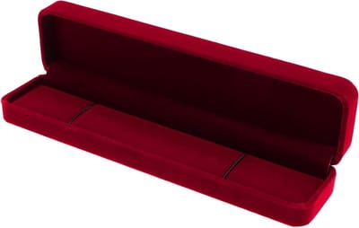 Elegante Velvet Sieraaddoos voor Kettingen - Organisator voor Sieraden, Decoratief Accessoire voor Vrouwen en Meisjes, Perfect voor Huwelijk en Cadeaus