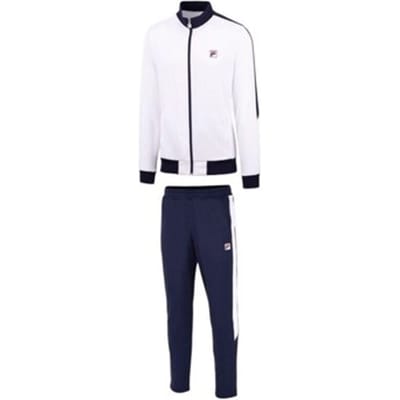 Fila Manuel Trainingspak Heren-Wit,Donkerblauw