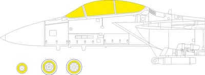 Eduard Modelbouwpakket - CX674 F-15C Maskering - Fine Molds Accessoires set - 1:72 - Modelbouw