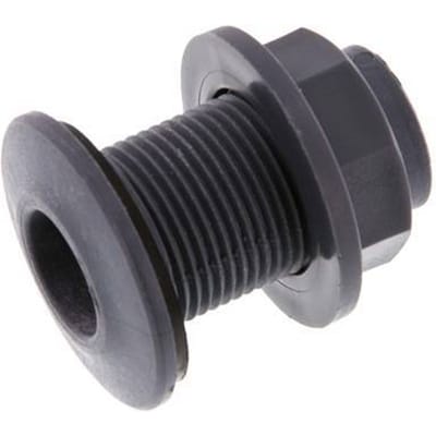 Schroefaansluiting Voor Aftapkranen G3/4'' DN29.5 Schotdoorvoer Polypropyleen (PP) EPDM 10bar FDA