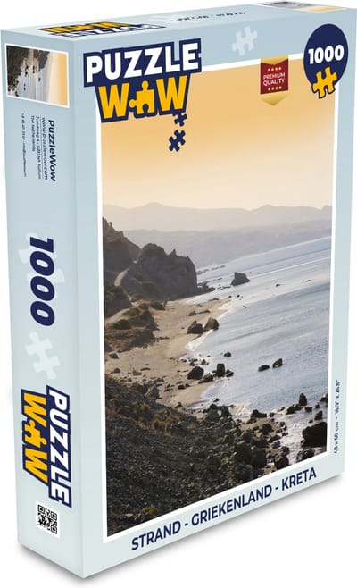 Puzzel Strand - Griekenland - Kreta - Legpuzzel - Puzzel 1000 stukjes volwassenen
