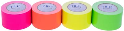 TD47 Gaffa Tape Fluor Deal (4 rollen / 75mm)