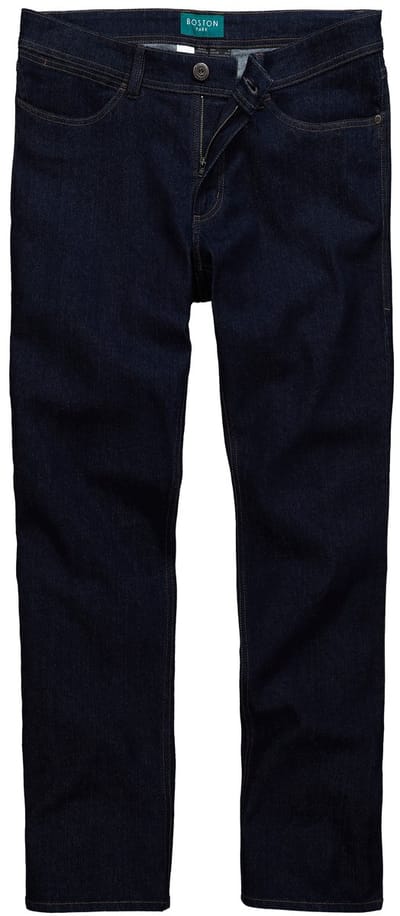 Boston Park - Heren - Jeans Buik-Fit Regular Fit 5-pocket - Donkerblauw denim - Maat 70