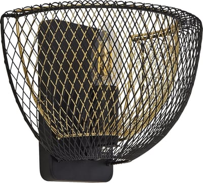 Searchlight Draad wandlampje Honeycomb - 6842BGO