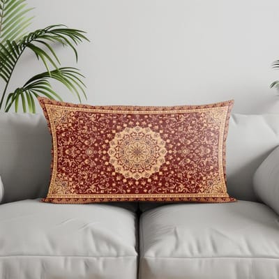 Woondecoratie Oosters Patroon Rechthoekige Kussensloop Geschikt Voor Bank Slaapkamer Auto Kussenhoes Kussen Rechthoekig Rugkussen 30x50cm