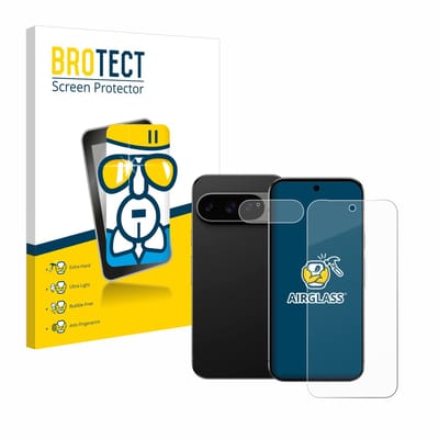 Screenprotector voor Google Pixel 9 Pro XL (Voor+Camera) Beschermglas transparant