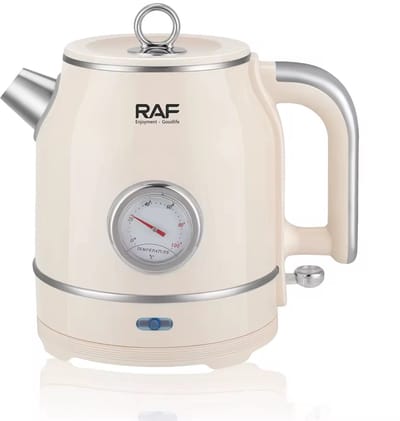 Premium Luxe Waterkoker Beige | 1,5L | Luxe | 1800W | RVS | Elegant | Temperatuur Meter