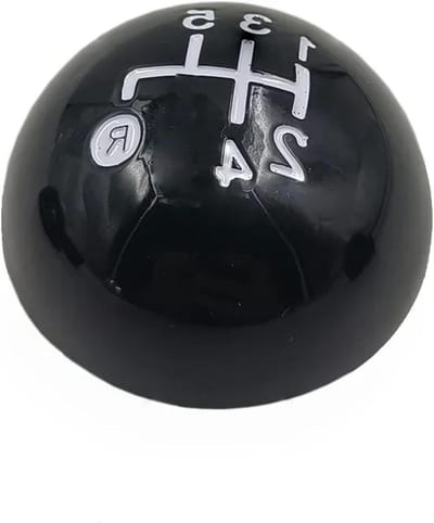 Schakelpookknop - Pookknop Afdekking - Auto Rijden - Verzwaarde Ergonomische Grip - 5-speed - Zwart