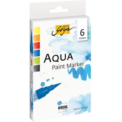 Solo Goya Aqua Paint Marker Set 6 stuks