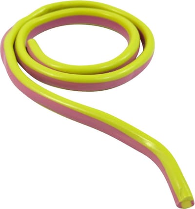 Candy Freaks - XXL kabels Rabarber - 10 stuks - 72cm lang - Snoep - Snoeppot - Snoepgoed - Mega snoep