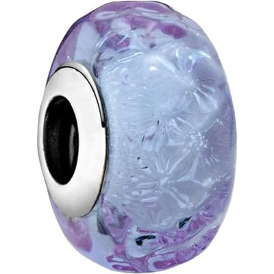 Mat Rood Murano Glas Hartjes Bedels Koper Verguld Past op Bedel Koper Echte Armbanden Voor Sieraden Maken gray