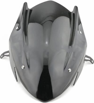 Motor Windscherm - Kuipruit Deflector - Comfortabel Rijden - ABS Materiaal - 328 mm x 238 mm - Zwart