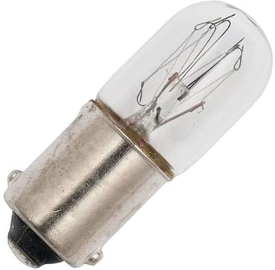 Miniatuur Signaallamp Ba9s 240V 2W - 8 mAh - Per stuk - T10 Gloeilamp Ø10mm - 28mm - 2500K - Dimbaar