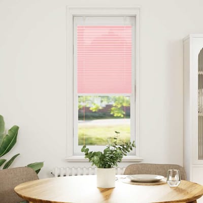 vidaXL - Plissé - rolgordijn - 40x100 - cm - stofbreedte - 39,4 - cm - polyester - roze
