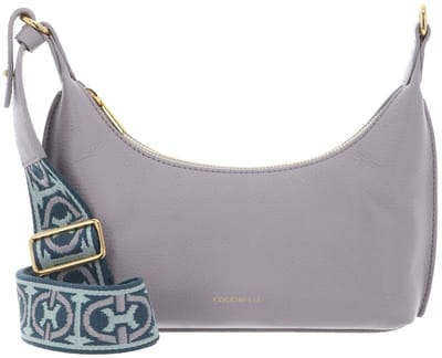 COCCINELLE Leren schoudertas accessoiretas Suri Mini Bag Grained leather Oyster mauve