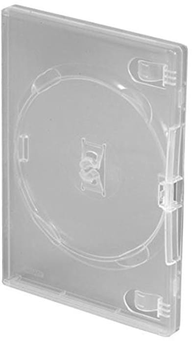 Dailygoods- DVD Case 25 Stuks - Transparante DVD Hoes - Standaard Rug 14 mm - Duurzaam Kunststof - Voor CD/Blu-ray Schijven - Bescherming tegen Krassen