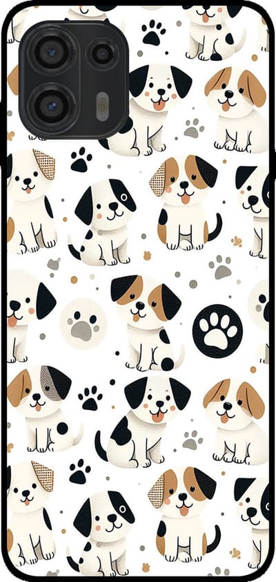 Smartphonica Telefoonhoesje Geschikt voor Motorola Edge 20 Lite met honden opdruk - TPU backcover case dog design geschikt voor Motorola Edge 20 Lite