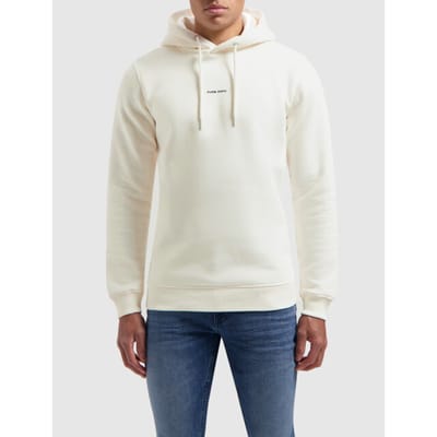 PURE PATH Pure Logo Hoodie Truien & Vesten Heren - Sweater - Hoodie - Vest- Gebroken wit - Maat M