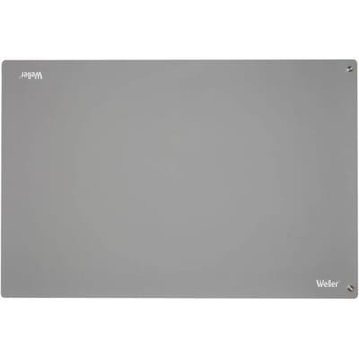 Weller T0051403599 - Antistatische ESD Premium Soldeer Mat - 900mm x 600mm - Grijs - Zonder Polsband