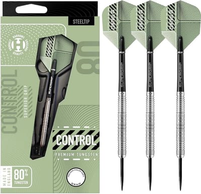 Dartpijlen Set - Stalen Darts - Precisie Werpen - 80% Tungsten Materiaal - 22-25 Gram - Zilver