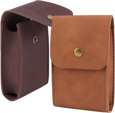 Multifunctionele PU Leren Speelkaarten Houder - 2 Stuks, Geschikt voor Poker, Beschermhoes en Organizer