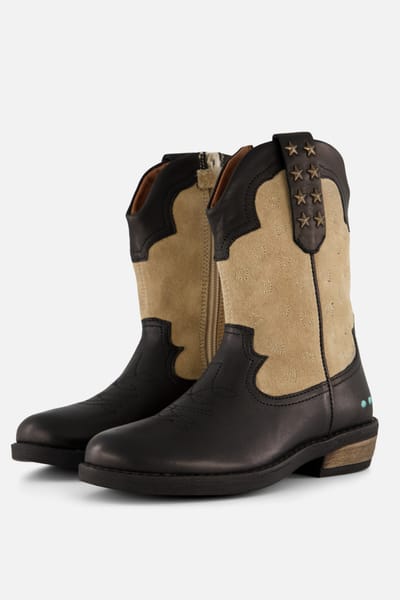 BunniesJR BunniesJR Romee Rodeo Cowboylaarzen zwart Leer