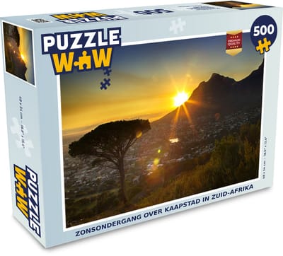 Puzzel Zuid afrika - Kaapstad - Berg - Legpuzzel - Puzzel 500 stukjes