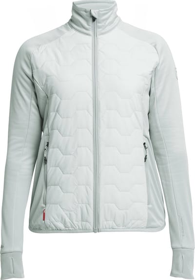 Tenson Txlite Hybrid Zip W -  - Dames - Grijs Groen - Maat S