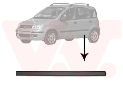 Van Wezel - DEURBEKLEDING VOOR FIAT PANDA 2003-2012 JAD321034VWAN