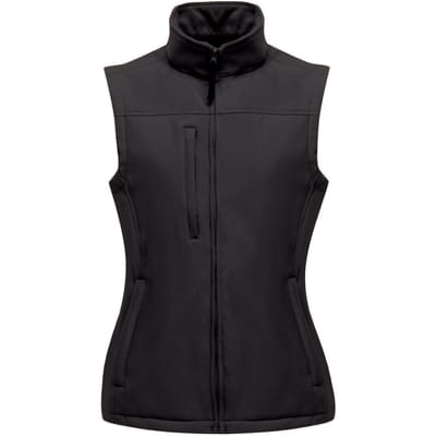 Regatta - Dames Flux Softshell Bodywarmer (Waterafstotend & Windbestendig) (Zwart)