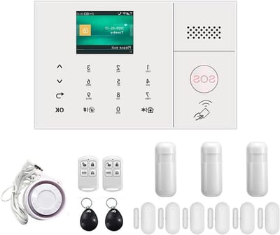 Smart Alarm - Draadloos Systeem - Huis Beveiligen - APP Bediening - Set 5 - Wit