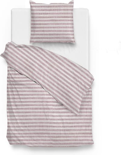 Zo! Home Maeve Dekbedovertrek - Eenpersoons - 140x200/220 cm - Red