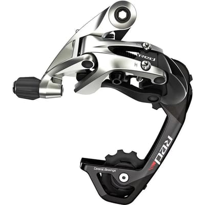 SRAM Red Achterderailleur 11-speed korte kooi, zilver/zwart