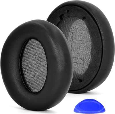 Vervangende Oorkussens van Zacht Eiwitleer voor Anker Soundcore Life 2/Q20/Q20+ Headset met Geluidsisolatie en Comfortabele Pasvorm