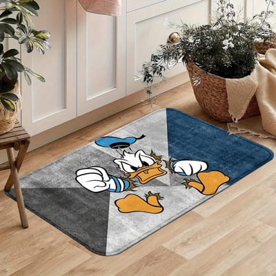 Disney Donald Duck Welkom Deurmat Mat met Cartoon Keuken Badkamer Wasruimte Huisdecoratie Cadeau Mat Cartoon Design Mat 30X50CM