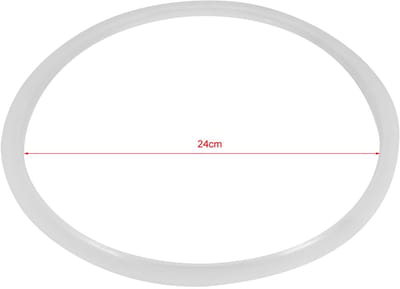 Dailygoody - Afdichtingsring voor Snelkookpan - Universele Siliconen Pakking - Eenvoudig te installeren - Transparant - O-ringaccessoires - Gesch