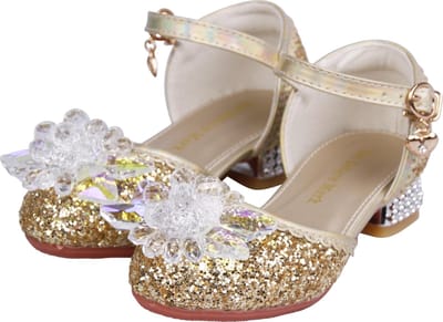 Prinsessen schoenen Goud - maat 25 - verkleedschoenen prinses - prinsessen schoenen speelgoed