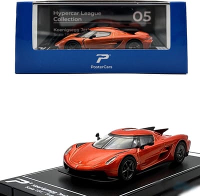 Koenigsegg Jesko Absolut #05 Hypercar League Collection (Oranje) (7 cm) 1/64 PosterCars