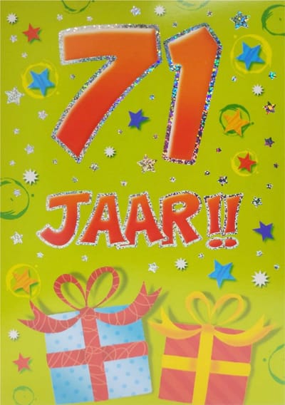 Kaart - That funny age - 71 jaar - TFA089