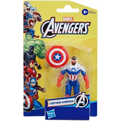 Hasbro Marvel Avengers Captain America 10cm Actiefiguren en superhelden