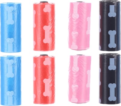 Flamingo Poepzakjes Bones and Paws - Willekeurig - 8 x 15 zakjes